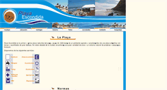 Desktop Screenshot of playaescondida.com.ar
